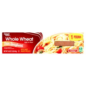 2 oz dry (56 g) Whole Wheat Whole Grain Thin Spaghetti
