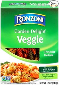 2 oz dry (56 oz) Garden Delight Fettuccine Pasta