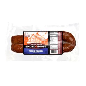 2 oz Hickory Smoked Pork and Venison Sausage