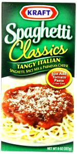 2 Oz Pasta Salad, Spaghetti Classics Dinner, Tangy Italian