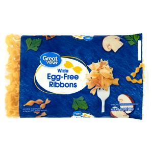 2 Oz Ribbon Pasta, Eggless, Dry