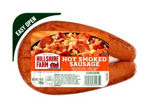 2 Oz Sausage, Turkey, Hot, Smoked