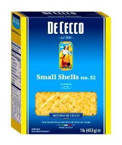 2 Oz Shell Pasta, Small, Dry