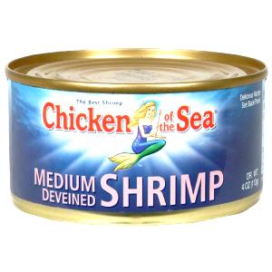 2 Oz Shrimp, Deveined, Canned