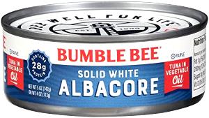 2 Oz Solid White Albacore Tuna İn Oil, Canned