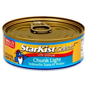 2 Oz Starkist Selects, Chunk Light Tuna İn Water, Canned