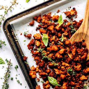 2 Oz Tofu, Baked, Italian, Vegan