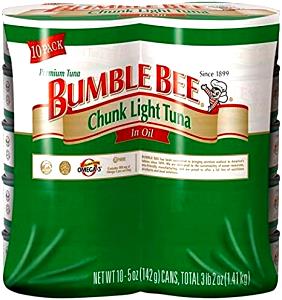 2 Oz Tuna In Oil, Chunk Light, Canned