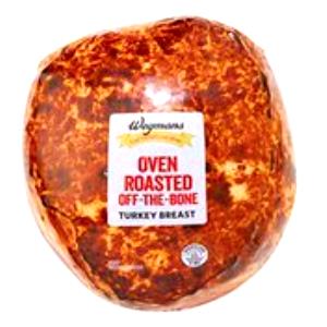 2 Oz Wegmans FYFG Turkey Off Bone, Oven Browned And/Or Smoked Deli