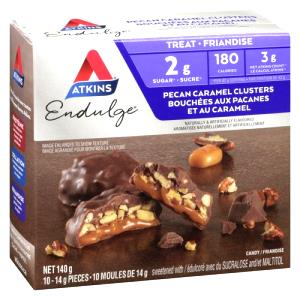 2 packs (28 g) Endulge Pecan Caramel Clusters