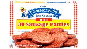 2 pan fried patties (54 g) Hot Sausage Patties