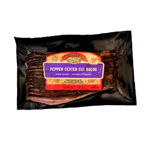 2 pan fried slices (20 g) Pepper Center Cut Bacon
