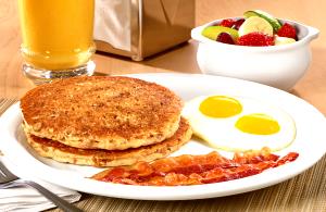 2 pancakes Hearty Wheat Pancakes