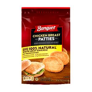 2 patties (150 g) Breaded Chicken Patties