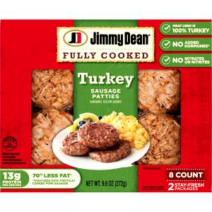 2 Patties Sausage Patties, Turkey Patties