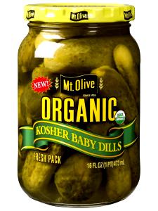 2 pickles (28 g) Organic Kosher Baby Dill Pickles