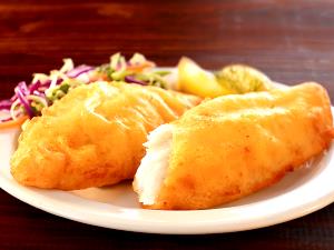 2 pieces (117 g) Beer Battered Alaska Cod