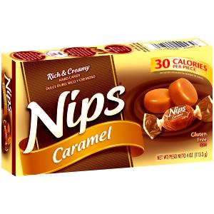 2 pieces (14 g) Nips Caramel