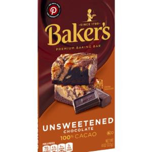2 pieces (14 g) Unsweetened Baking Chocolate Bar