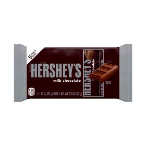 2 pieces (26 g) Milk Chocolate Bar (Snack Size)