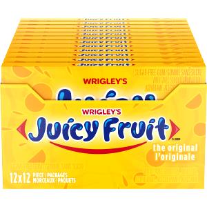 2 pieces (3 g) Juicy Fruit Sugar Free Gum