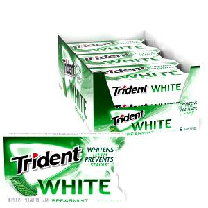 2 pieces (3 g) White Spearmint Sugarless Gum