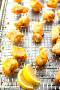 2 pieces (3 oz) Gluten Free Battered Halibut