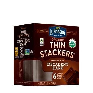 2 pieces (31 g) Thin Stackers Decadent Dark