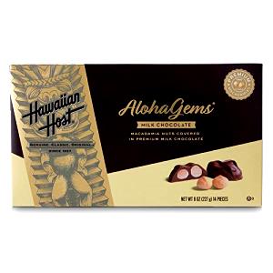 2 pieces (32 g) Aloha Gems Chocolate Covered Premium Whole Macadamias