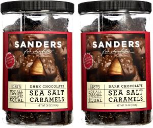 2 pieces (36 g) Dark Chocolate Sea Salt Caramels