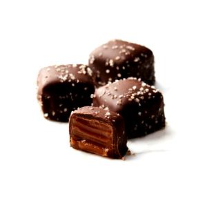 2 pieces (40 g) Dark Chocolate Sea Salt Caramels