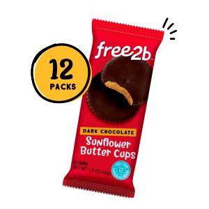 2 pieces (42 g) Sunflower Butter Dark Chocolate