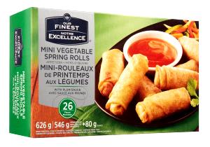2 pieces (82 g) Mini Spring Rolls