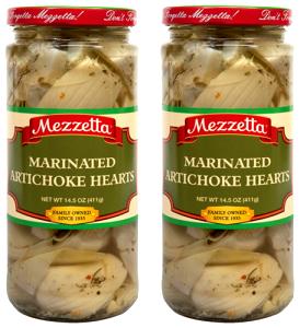 2 Pieces Artichoke Hearts, Marinated, Rts