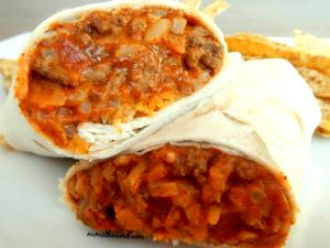 2 Pieces Burrito, Bean & Chili Pepper