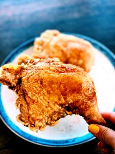 2 Pieces Chicken, Light Meat, Fried