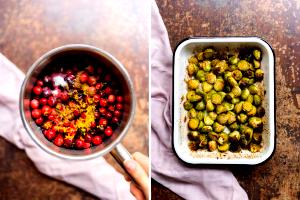2 Pieces Cranberry Apple Potato Dumplings, Vegan