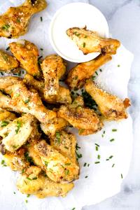 2 pieces Garlic Parmesan Crispy Bone-In Wings