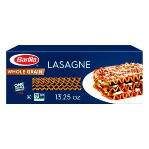 2 Pieces Lasagna Pasta, Whole Wheat, Dry