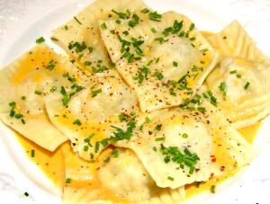 2 pieces Shrimp and Crab Ravioli