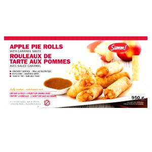 2 pieces with 1 tbsp sauce (119 g) Apple Pie Rolls