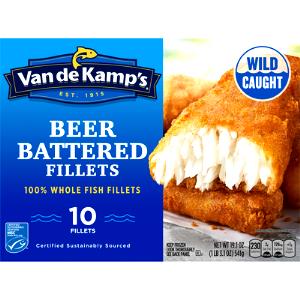 2 portions (102 g) Beer Battered Fish Fillet