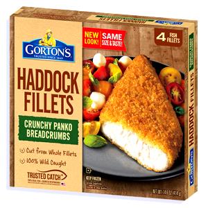 2 portions (110 g) Crunchy Haddock Fillets