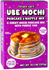 2 prepared pancakes (63 g) Ube Mochi Pancake & Waffle Mix