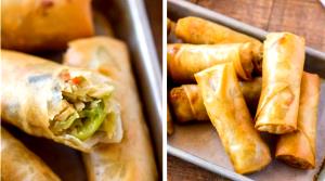 2 rolls (50 g) Traditional Vegetable Spring Rolls