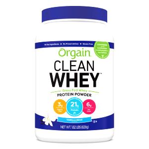 2 rounded scoops (41 g) Grass Fed Whey Protein Powder Vanilla Bean