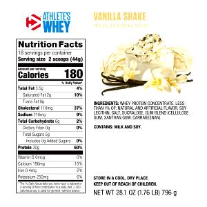 2 scoops (30 g) Whey and Soy Protein