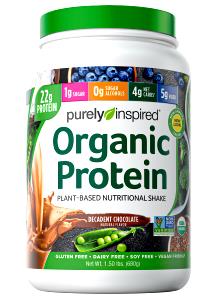 2 scoops (38 g) Organic Protein Decadent Chocolate