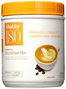 2 scoops (44 g) Shaklee 180 Energizing Smoothee Mix Cafe Latte