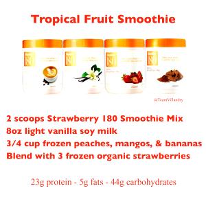 2 scoops (44 g) Shaklee 180 Energizing Smoothee Mix Strawberry